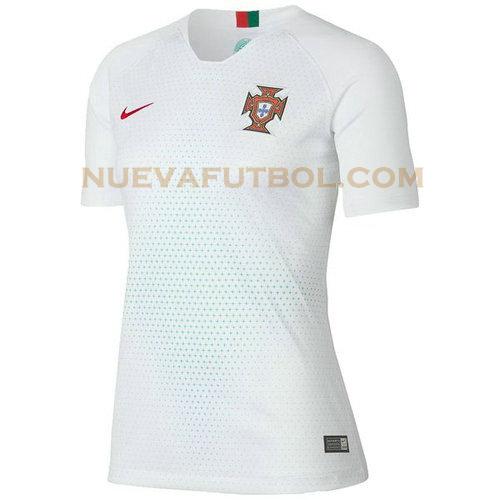 segunda camiseta portugal 2018 mujer