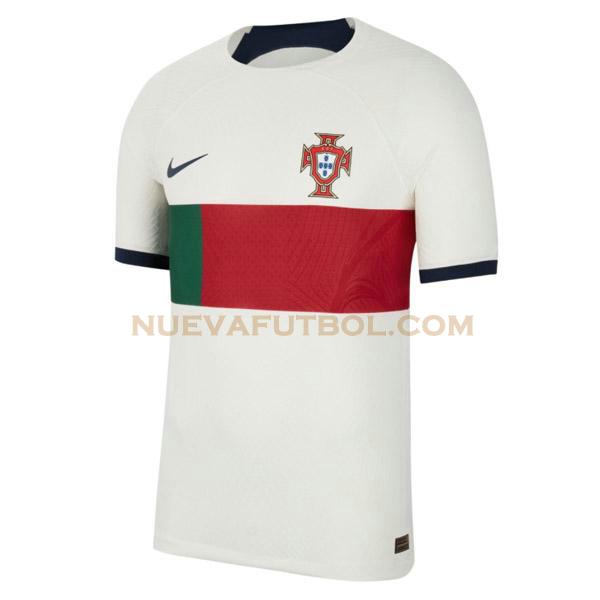 segunda camiseta portugal 2022 blanco hombre