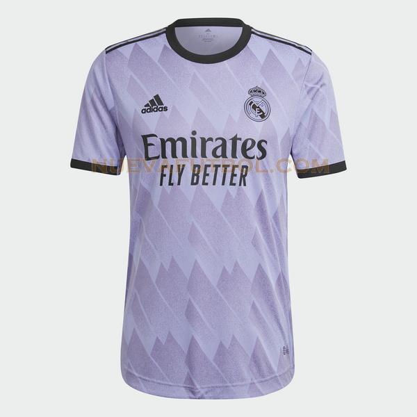 segunda camiseta real madrid 2022 2023 purple hombre