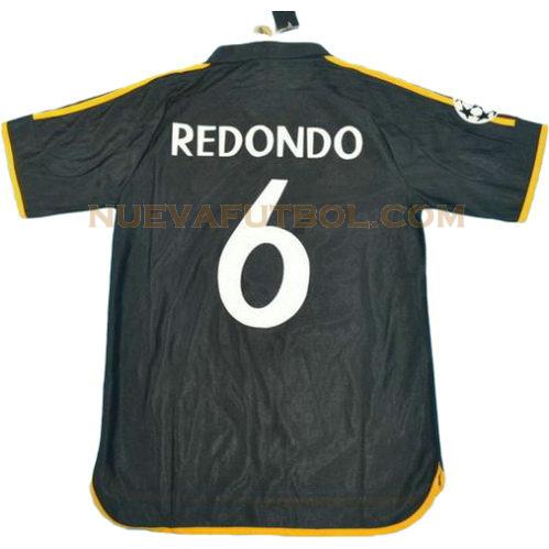 segunda camiseta redondo 6 real madrid 1999-2000 hombre