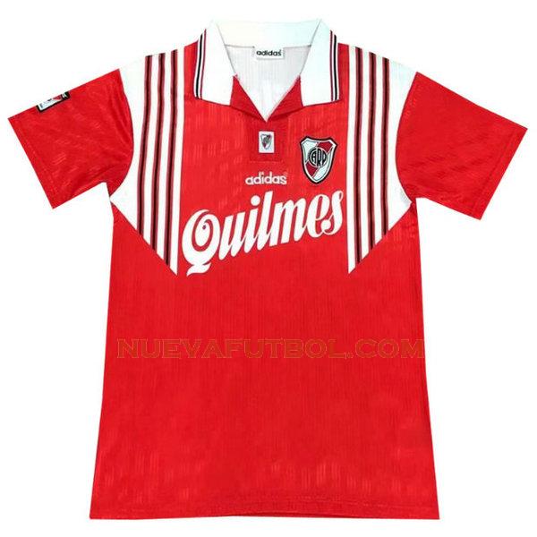 segunda camiseta river plate 1995-1996 rojo hombre