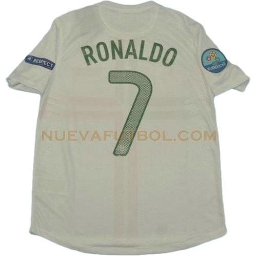 segunda camiseta ronaldo 7 portugal 2012 hombre