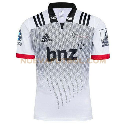 segunda camiseta rugby crusaders 2018 blanco hombre