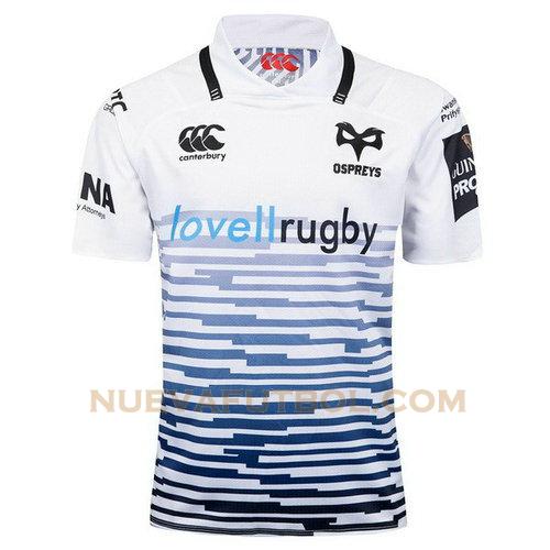 segunda camiseta rugby ospreys 2017-2018 blanco hombre