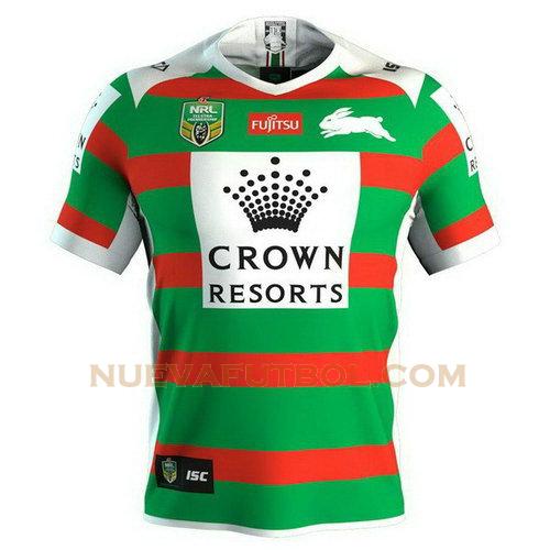 segunda camiseta rugby south sydney rabbitohs 2018 verde hombre