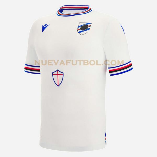 segunda camiseta sampdoria 2022 2023 blanco hombre