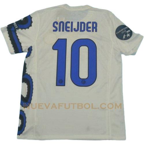 segunda camiseta sneijder 10 inter milan campeones 2010 hombre