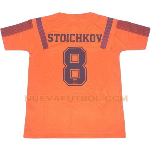 segunda camiseta stoichkov 8 barcelona ucl 1992 hombre