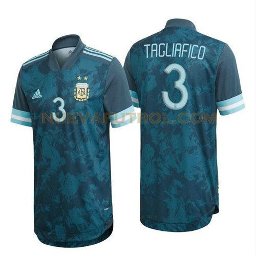 segunda camiseta tagliafico 3 argentina 2020 hombre