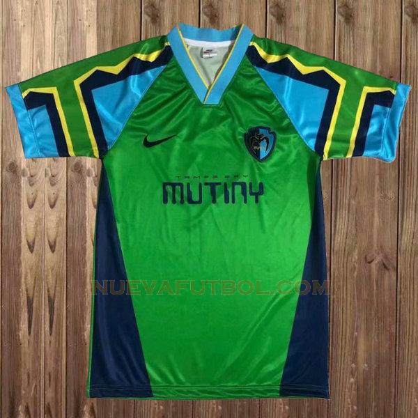 segunda camiseta tampa bay rowdies 1996-1997 verde hombre