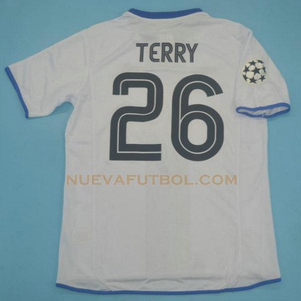segunda camiseta terry 26 chelsea 2003-2005 blanco hombre