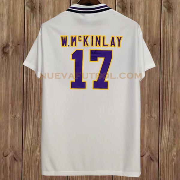 segunda camiseta w.mckinlay 17 escocia 1994-1996 blanco hombre