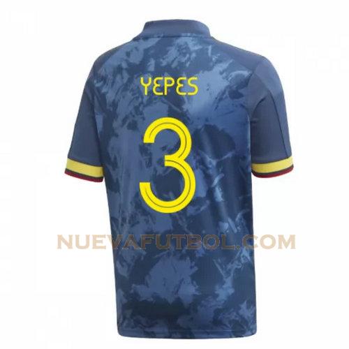 segunda camiseta yepes 3 colombia 2020 hombre