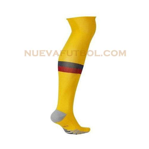 segunda equipacion calcetines barcelona 2019-2020 amarillo hombre