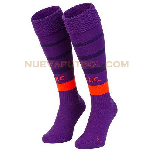 segunda equipacion calcetines liverpool 2018-2019 purpura hombre