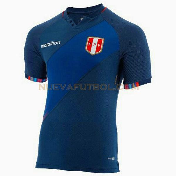 segunda equipacion camiseta perú 2021 2022 azul hombre