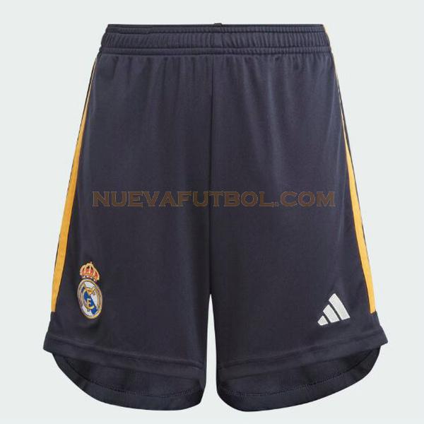 segunda pantalones cortos real madrid 2023 2024 negro hombre