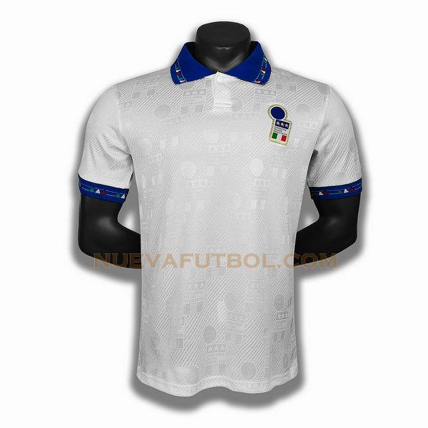 segunda player camiseta italia 1994 blanco hombre