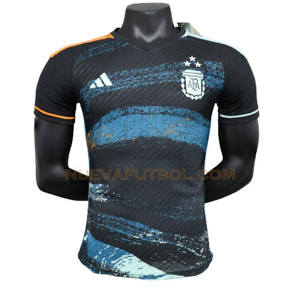 special edition camiseta argentina player 2023 negro azul hombre