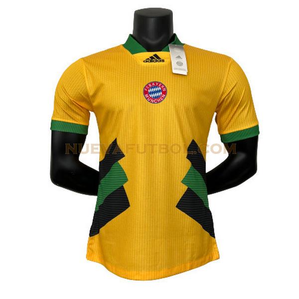 special edition camiseta bayern de múnich player 2023 2024 amarillo hombre