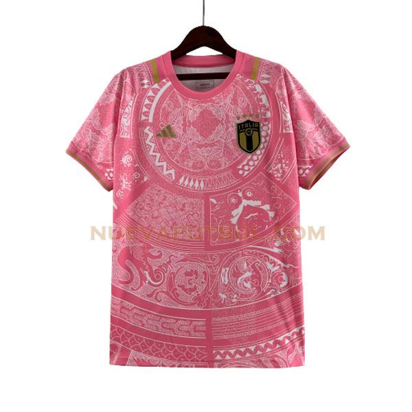 special edition camiseta italia 2023 rosa hombre