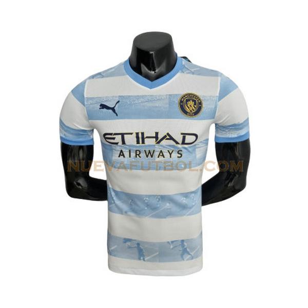special edition camiseta manchester city player 2022 2023 azul blanco hombre