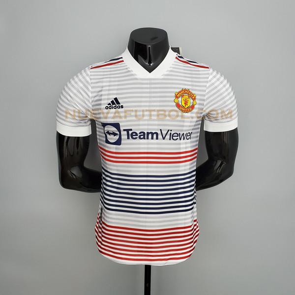 special edition camiseta manchester united player 2021 2022 blanco hombre