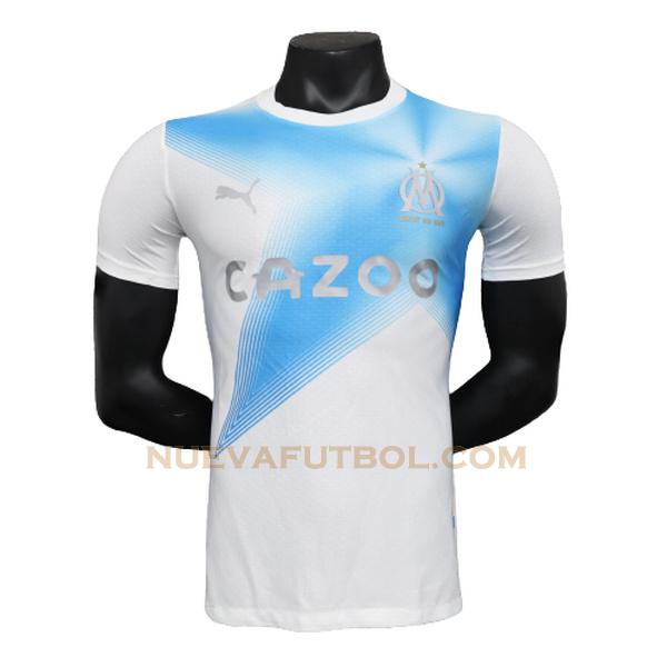 special edition camiseta marsella player 2023 2024 blanco azul hombre