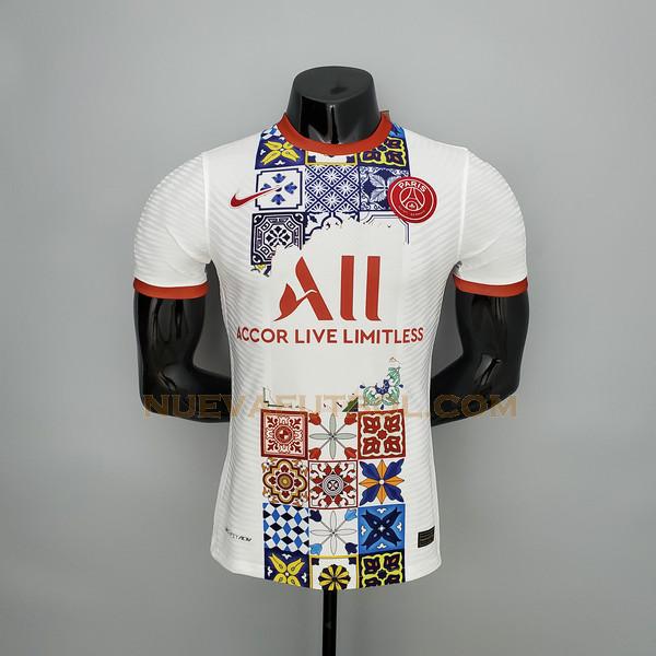 special edition camiseta paris saint germain player 2021 2022 blanco hombre