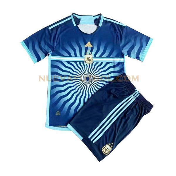 speciale edizione camiseta argentina 2023 azul niño