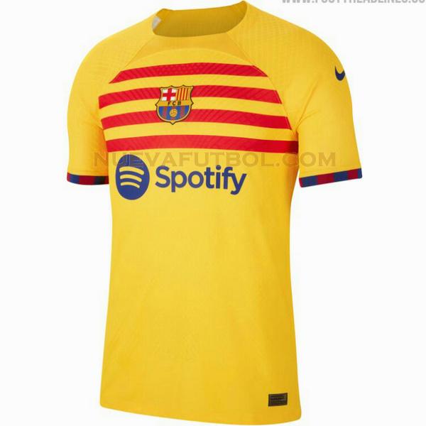 tailandia fourth camiseta barcelona 2022 2023 amarillo hombre
