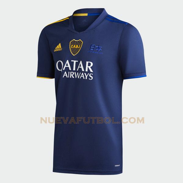 tailandia fourth camiseta boca juniors 2020-2021 azul hombro