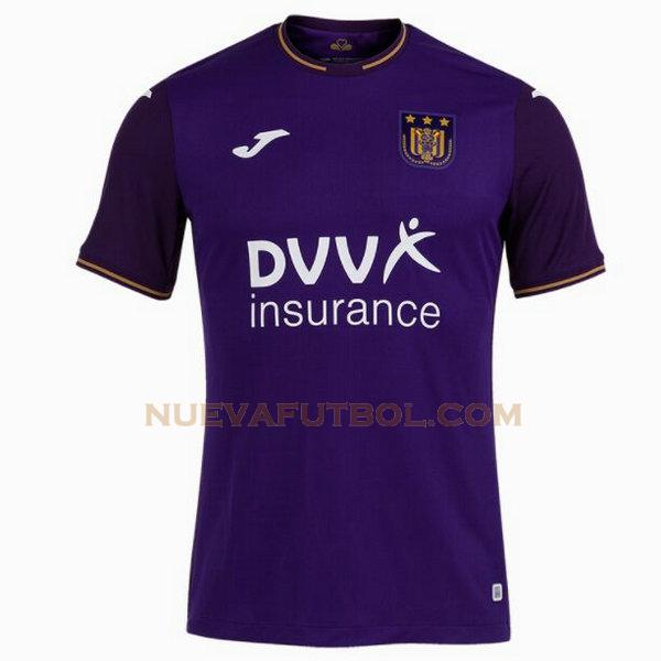 tailandia primera camiseta anderlecht 2021 2022 púrpura hombre