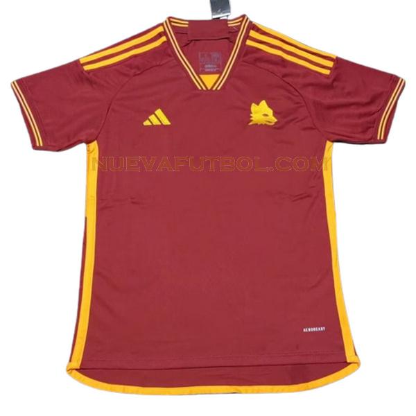 tailandia primera camiseta as roma 2023 2024 rojo hombre