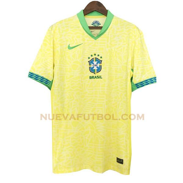 tailandia primera camiseta brasil 2024 amarillo hombre