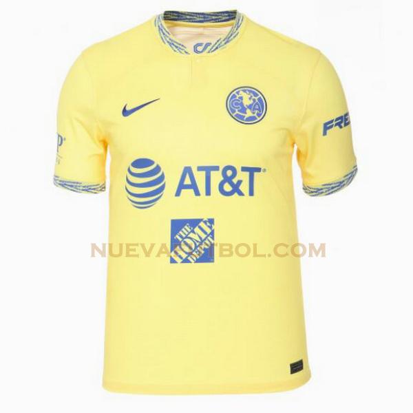 tailandia primera camiseta club américa 2022 2023 amarillo hombre