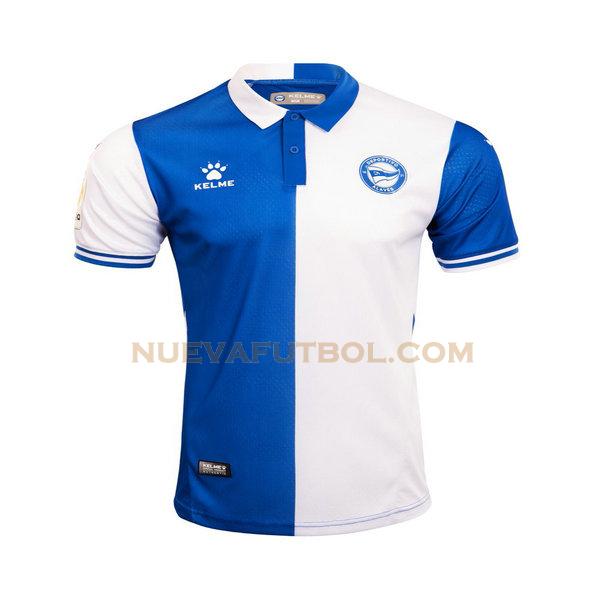 tailandia primera camiseta deportivo alavés 2021 2022 azul blanco hombre