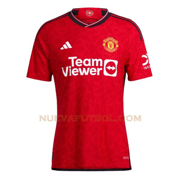 tailandia primera camiseta manchester united 2023 2024 rojo hombre