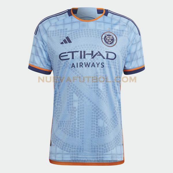 tailandia primera camiseta new york city 2023 2024 azul hombre