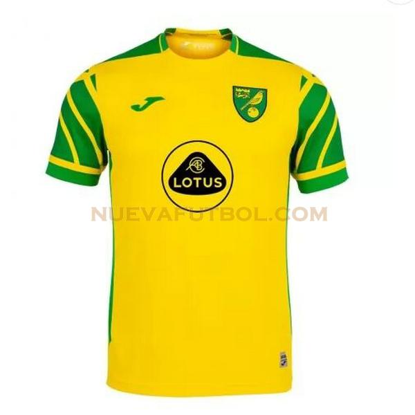 tailandia primera camiseta norwich city 2021 2022 amarillo hombre