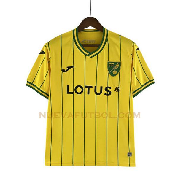 tailandia primera camiseta norwich city 2022 2023 amarillo hombre