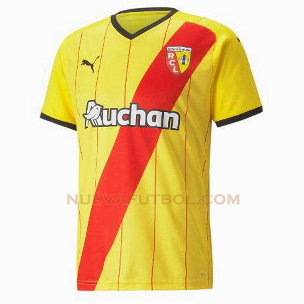 tailandia primera camiseta rc lens 2021 2022 amarillo hombre