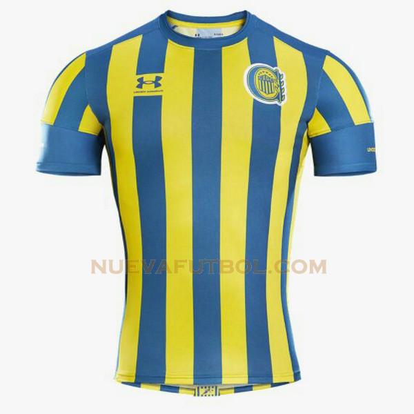 tailandia primera camiseta rosario central 2021 2022 amarillo azul hombre