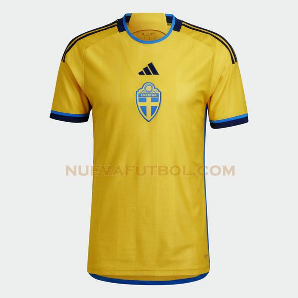 tailandia primera camiseta suecia 2022 amarillo hombre