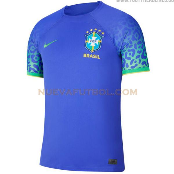 tailandia segunda camiseta brasil 2022 2023 azul hombre