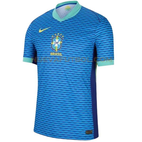 tailandia segunda camiseta brasil 2024 azul hombre