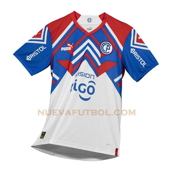 tailandia segunda camiseta club cerro porteño 2023 azul blanco hombre