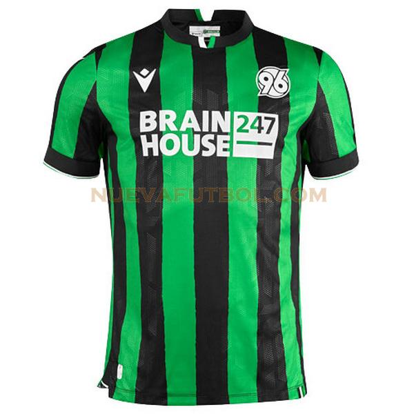 tailandia segunda camiseta hannover 96 2023 2024 verde negro hombre