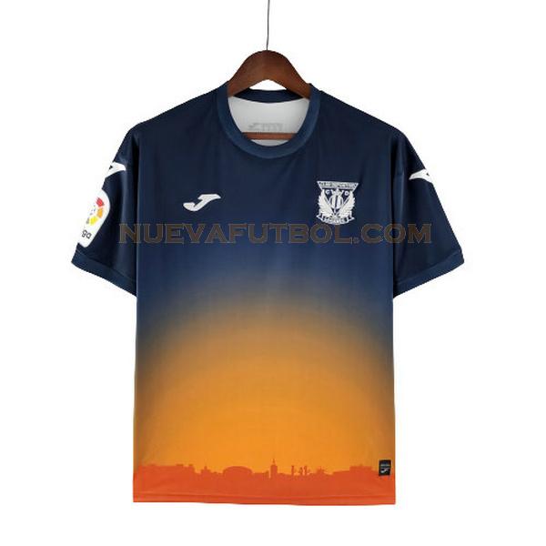 tailandia segunda camiseta leganés 2022 2023 azul naranja hombre