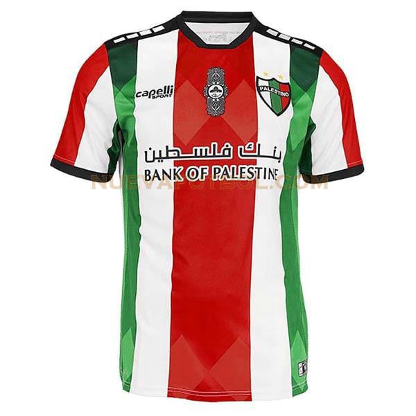tailandia segunda camiseta palestino 2021 2022 blanco rojo verde hombre